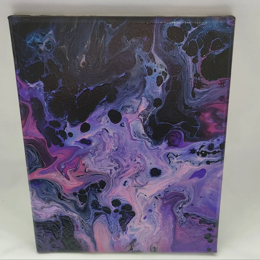 Original Acrylic Art  - 8 x 10 Inch Canvas - Picture 2 of 11